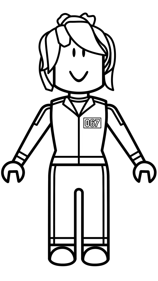 hình tô màu Roblox tập tô