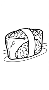 tranh tô màu tranh tô màu Sushi pdf