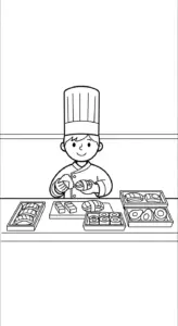 tải tranh tô màu tranh tô màu Sushi cho bé 7 tuổi