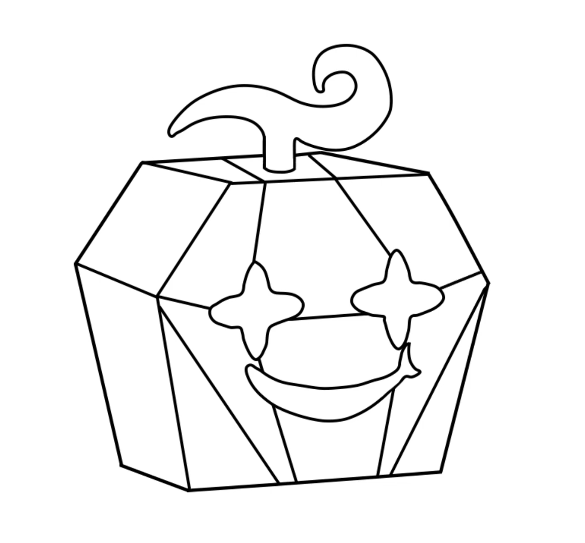 hình tô màu blox fruits pdf