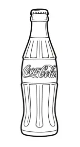 file hình tô màu coca cola cho bé 4-5 tuổi