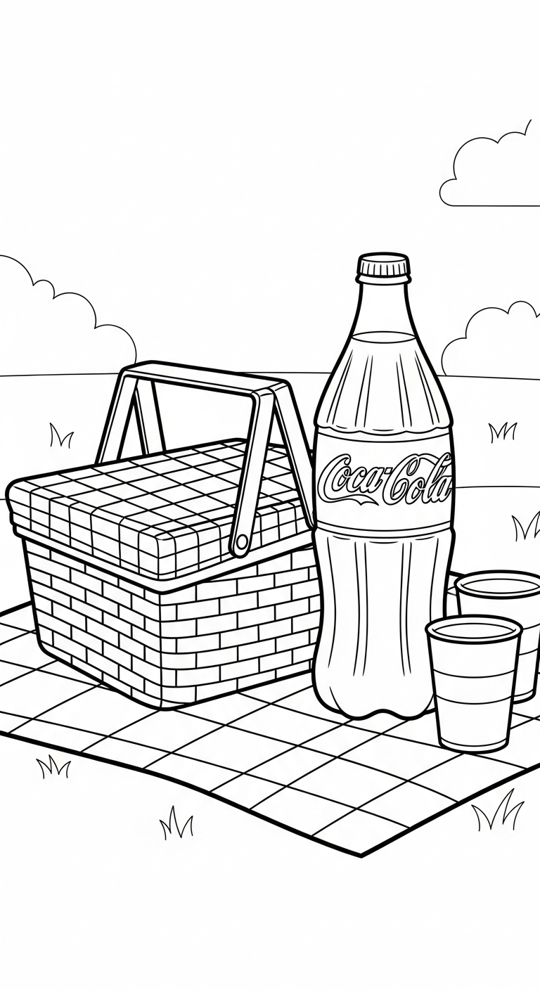 hình tô màu coca cola cho bé tải về