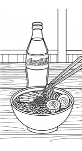 hình tô màu coca cola cho bé 6 tuổi miễn phí