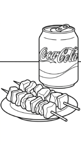 tải hình tô màu coca cola cho bé miễn phí