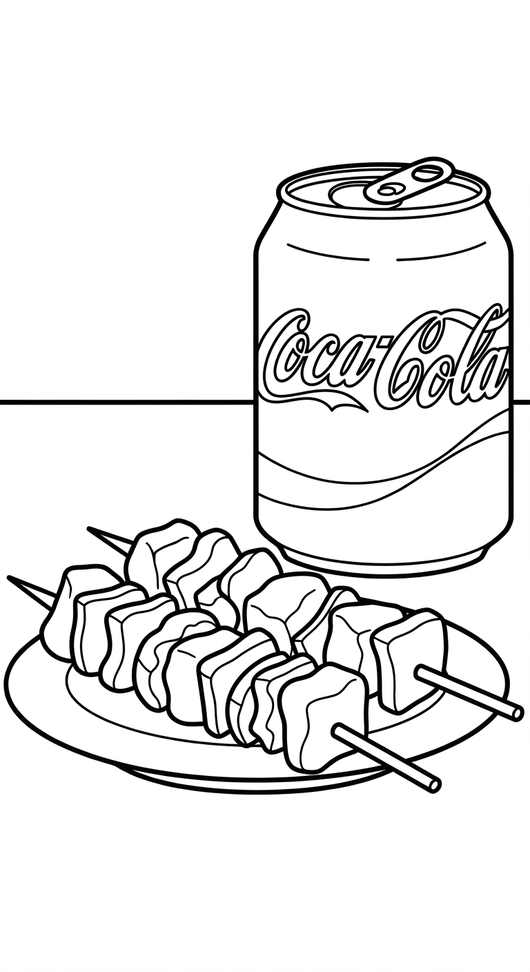 tải hình tô màu coca cola cho bé miễn phí