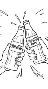 tranh tô màu coca cola cho bé 5 tuổi