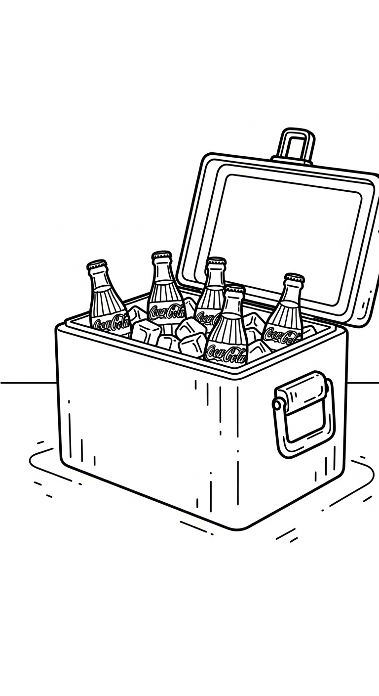 tải tranh tô màu coca cola cho bé miễn phí