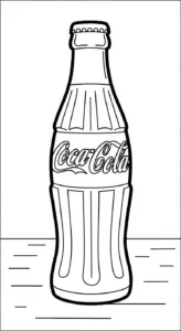 tranh tô màu coca cola cho bé 7-8 tuổi