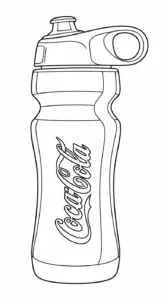 hình tô màu coca cola cho bé 6 tuổi miễn phí
