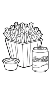 file tranh tô màu coca cola cho bé in