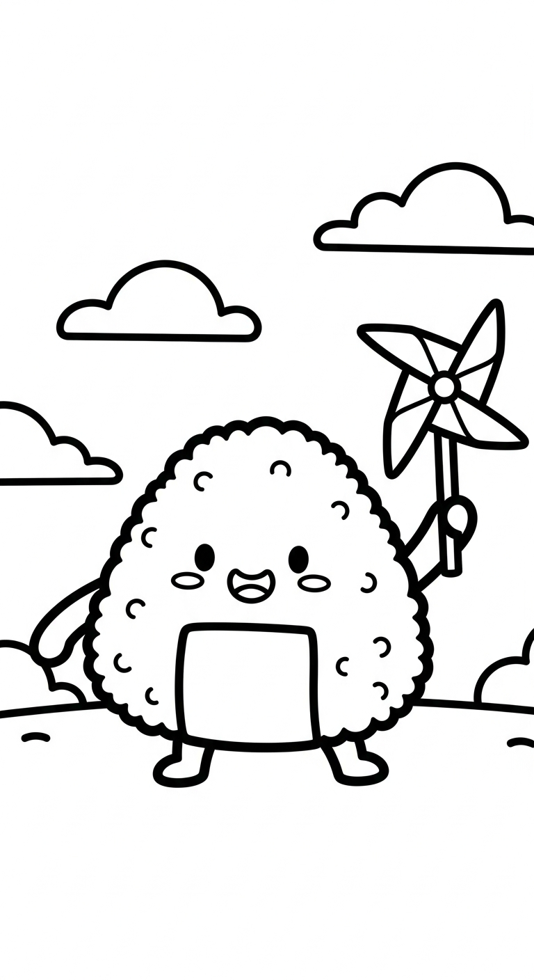 hình tô màu cơm nắm pdf