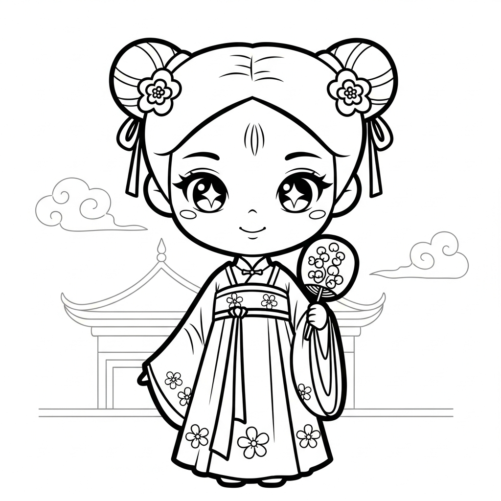 Công chúa cổ trang chibi thumbnail