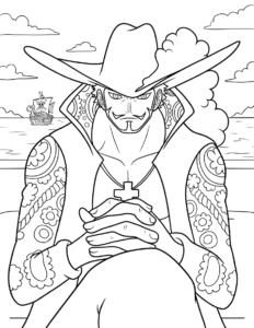 download tranh tô màu one piece cho bé