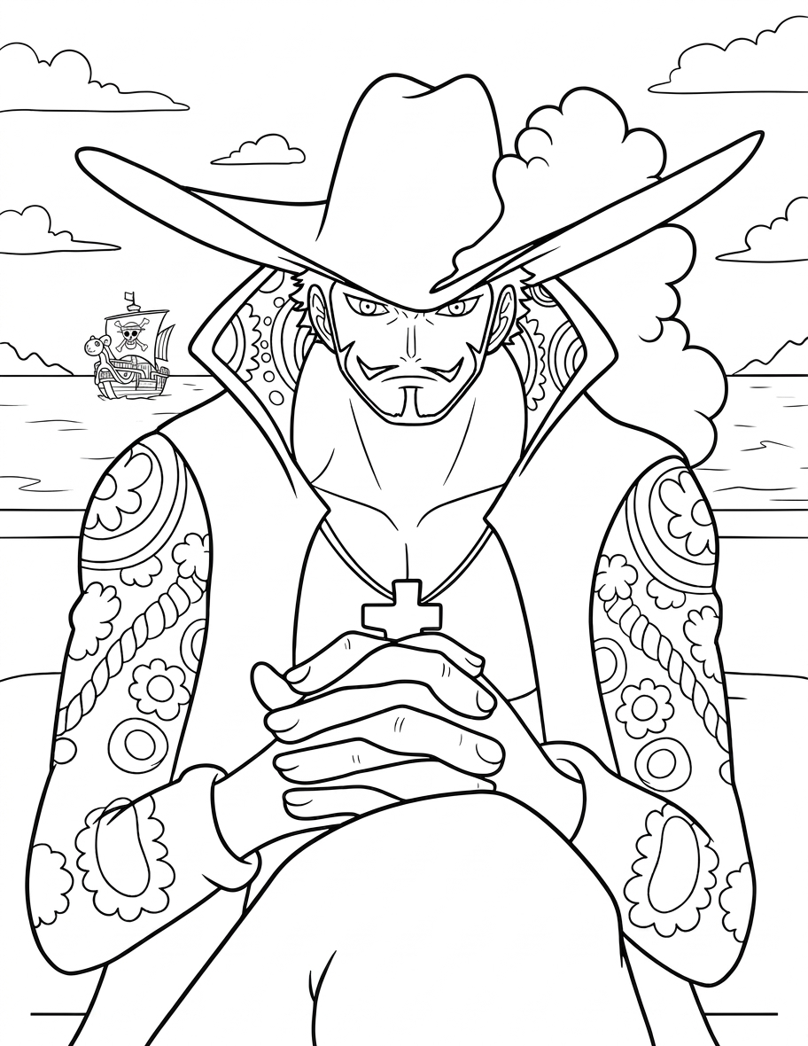 download tranh tô màu one piece cho bé