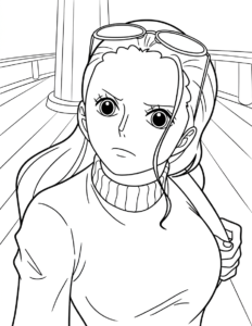 in hình one piece cho bé tập tô