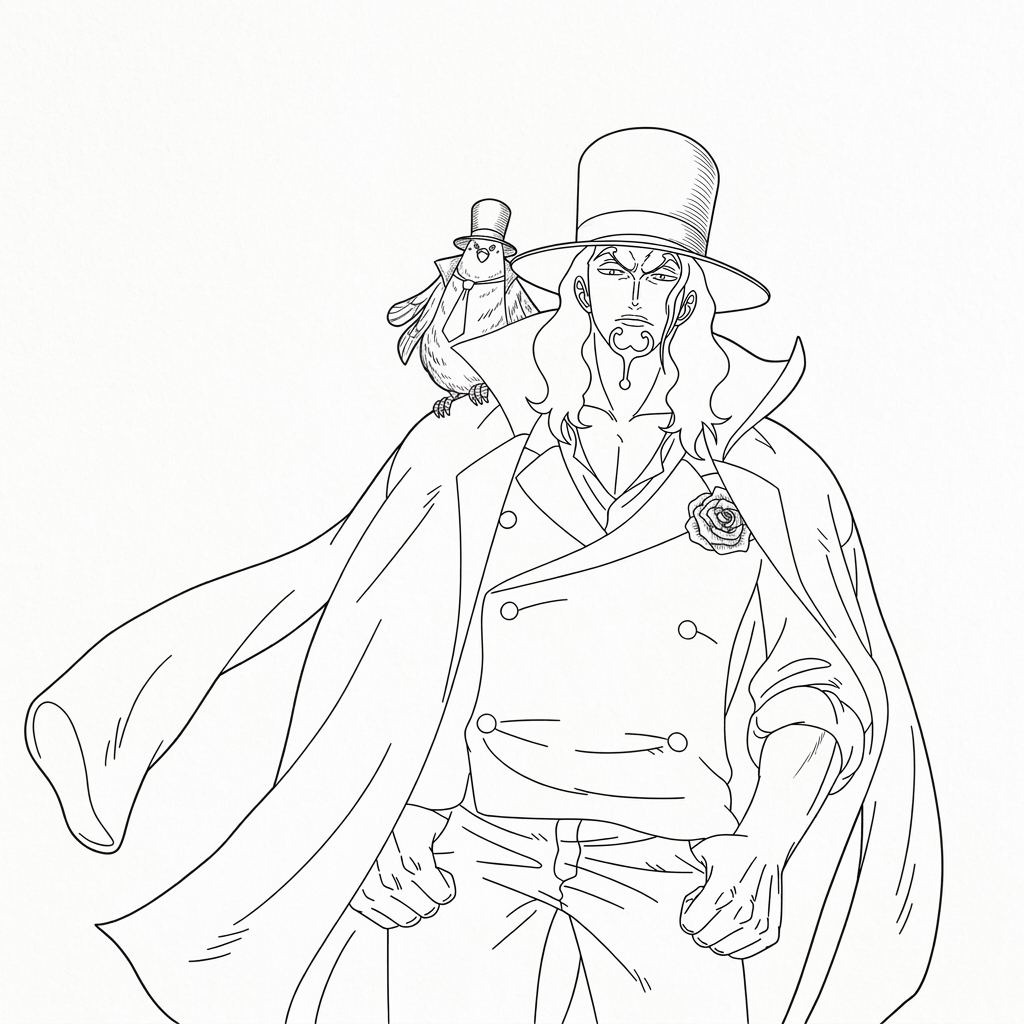hình tô màu one piece cho bé 5 tuổi miễn phí