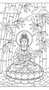 hình tô màu quan âm bồ tát pdf