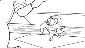 tranh tô màu Coloriage Tom và Jerry cho bé 8 tuổi miễn phí