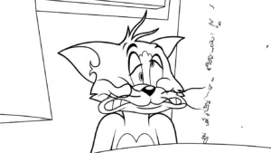 hình tô màu Coloriage Tom và Jerry rõ nét