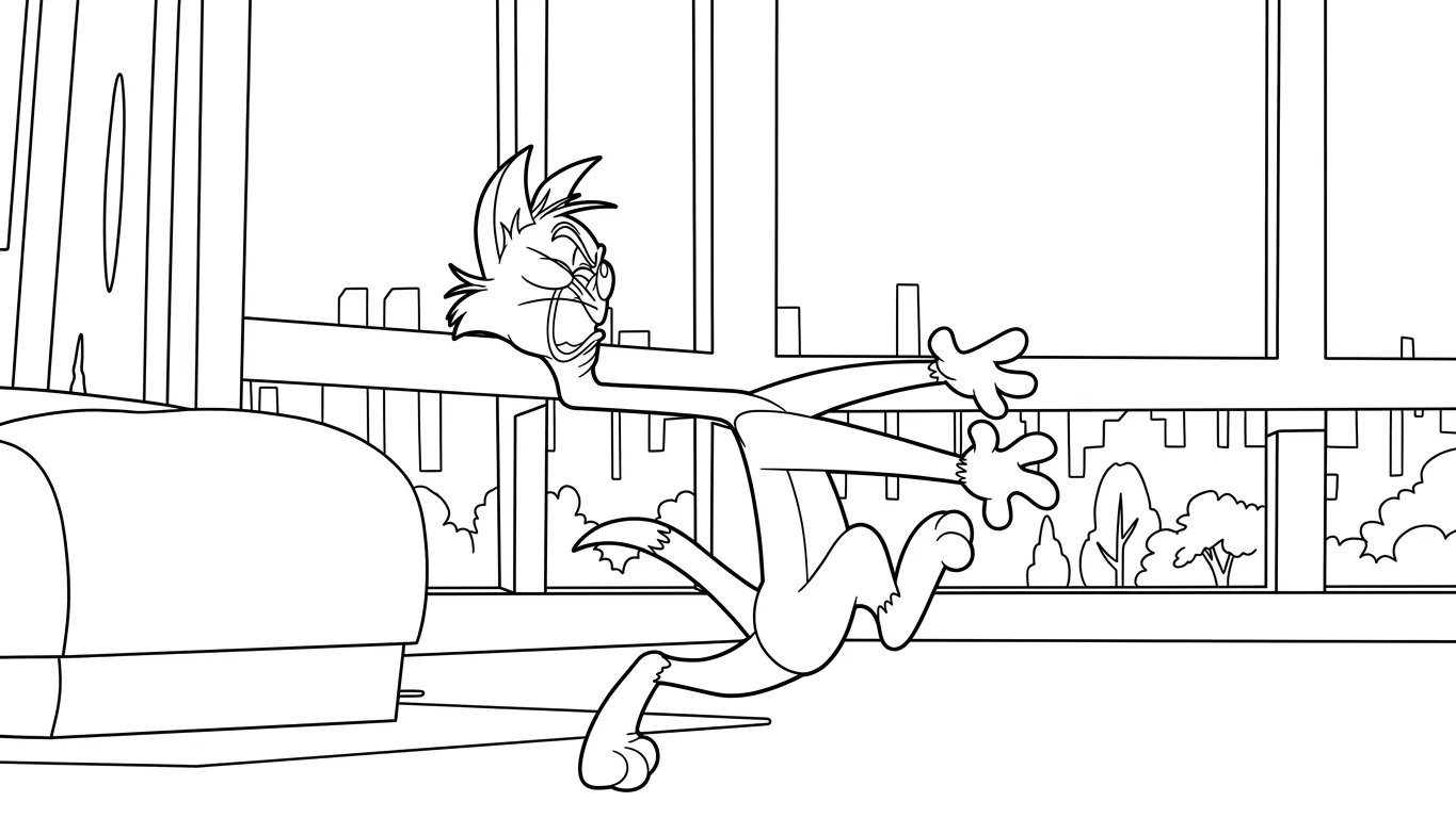 tải tranh tô màu Coloriage Tom và Jerry cho bé 6 tuổi