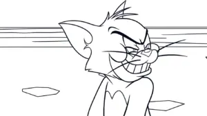 tranh tô màu Coloriage Tom và Jerry in ngay
