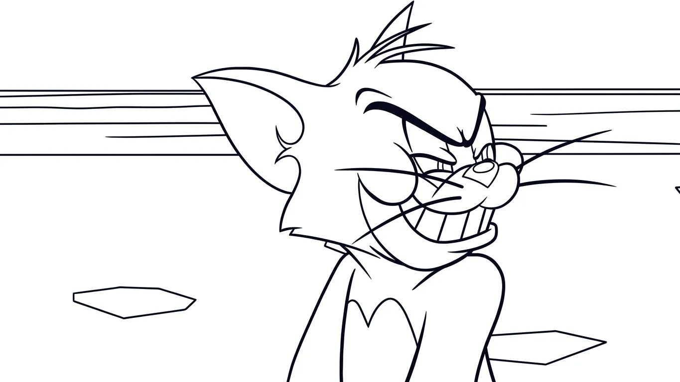 tranh tô màu Coloriage Tom và Jerry in ngay