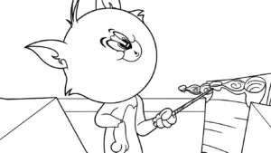 tranh tô màu Coloriage Tom và Jerry cho bé tải miễn phí