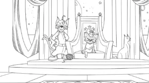 tranh tô màu Coloriage Tom và Jerry cho bé tải về