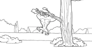 download hình tô màu Coloriage Tom và Jerry cho bé