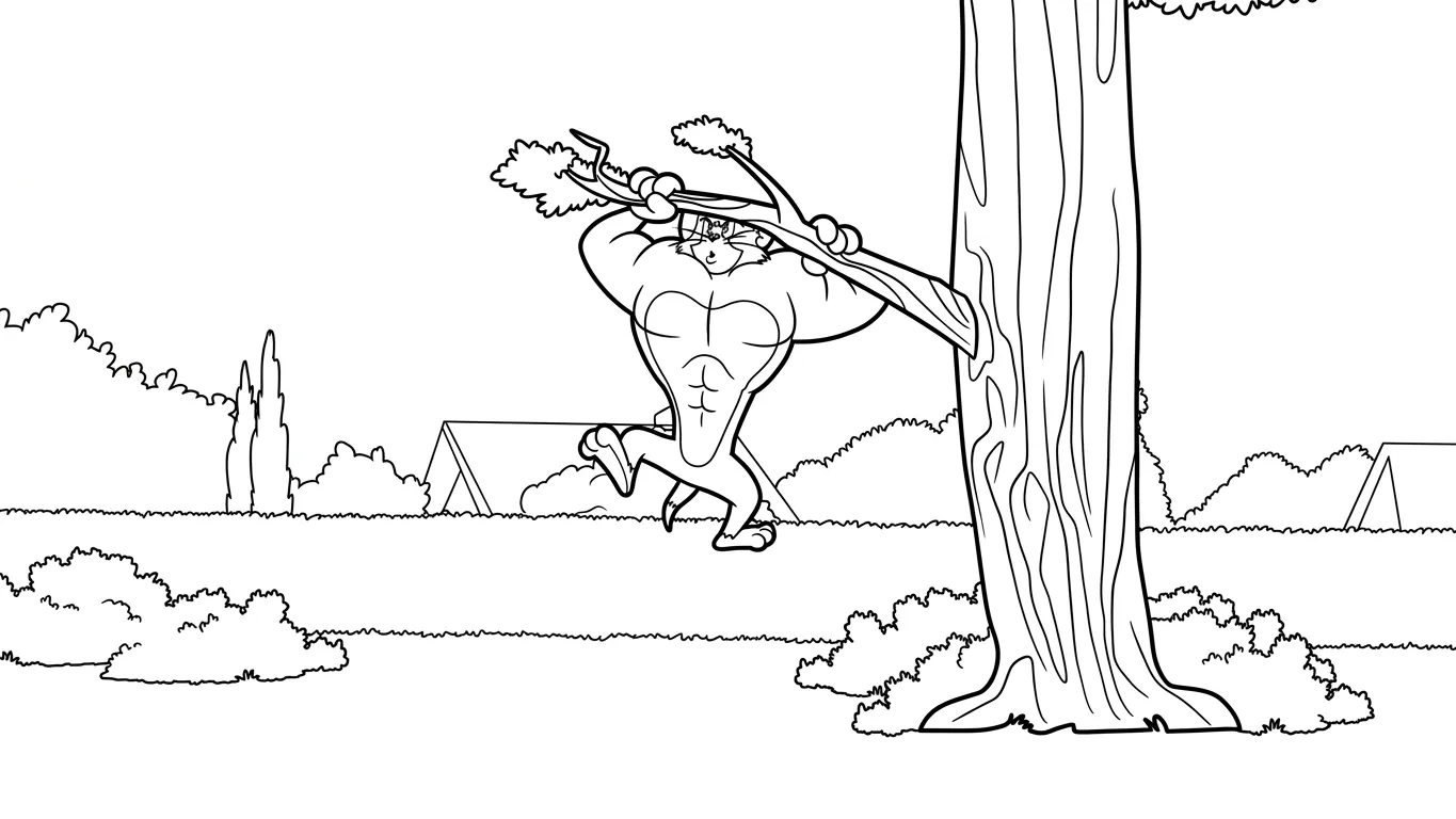 download hình tô màu Coloriage Tom và Jerry cho bé 1