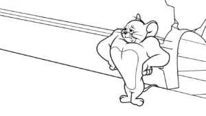 hình tô màu Coloriage Tom và Jerry cho bé 5 tuổi miễn phí