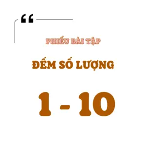 Đếm Số Lượng 1 – 10