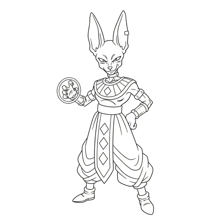Tranh tô màu Beerus