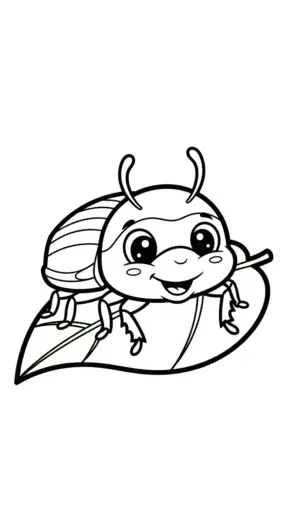 tải hình tô màu Bọ Hung