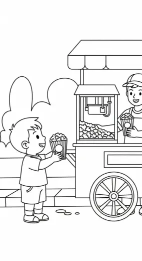 tải hình tô màu Tranh Tô Màu Bỏng Ngô 13 pdf