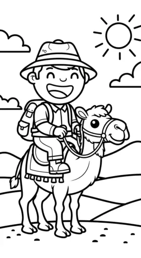 tải file hình tô màu Nhà Khảo Cổ Học