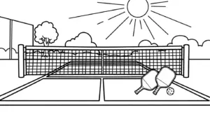 tải hình tô màu Pickleball chất lượng cao