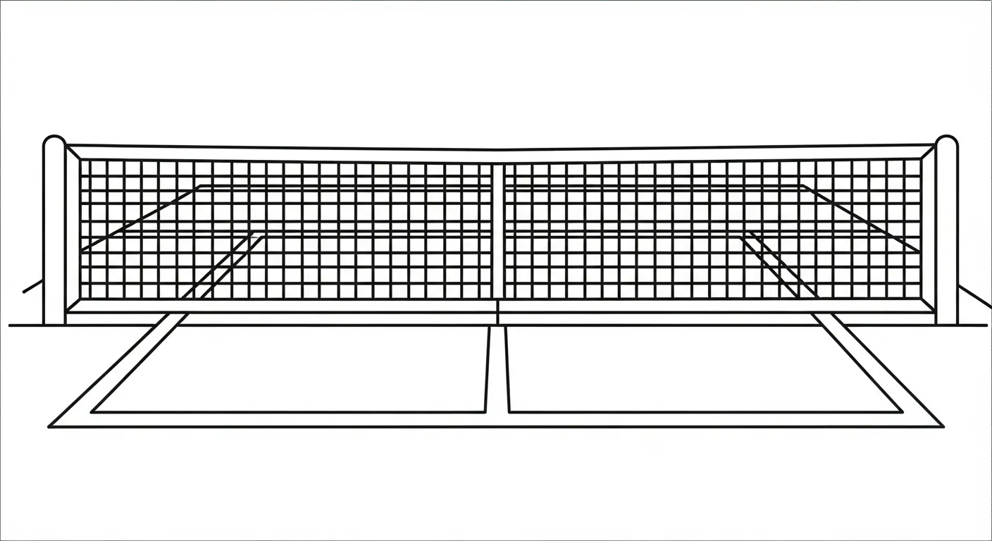 in tranh tô màu Pickleball cho bé 8 tuổi