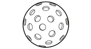 hình tô màu Pickleball cho bé 8 tuổi miễn phí