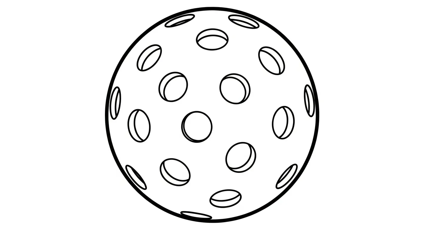 hình tô màu Pickleball cho bé 8 tuổi miễn phí