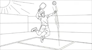 tải tranh tô màu Pickleball không mất tiền