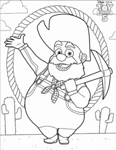 hình tô màu Toy Story cho bé 7 tuổi