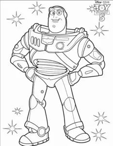 tải hình tô màu Toy Story miễn phí