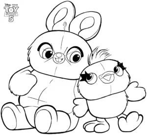 hình tô màu Toy Story cho bé 4 tuổi miễn phí