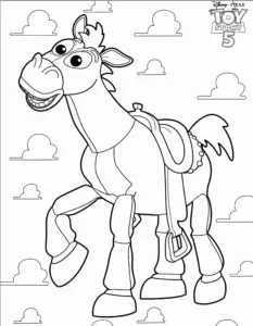 hình tô màu Toy Story cho bé 7 tuổi miễn phí
