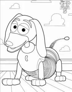 tranh tô màu Toy Story cho bé 8 tuổi miễn phí
