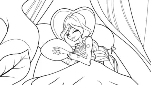 hình tô màu Winx cho bé tải miễn phí