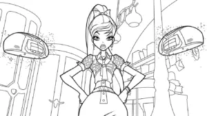 hình tô màu Winx cho bé 3 tuổi