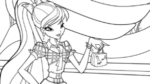 tranh tô màu Winx cho bé 6 tuổi