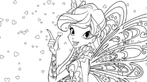 tranh tô màu Winx cho bé 8 tuổi